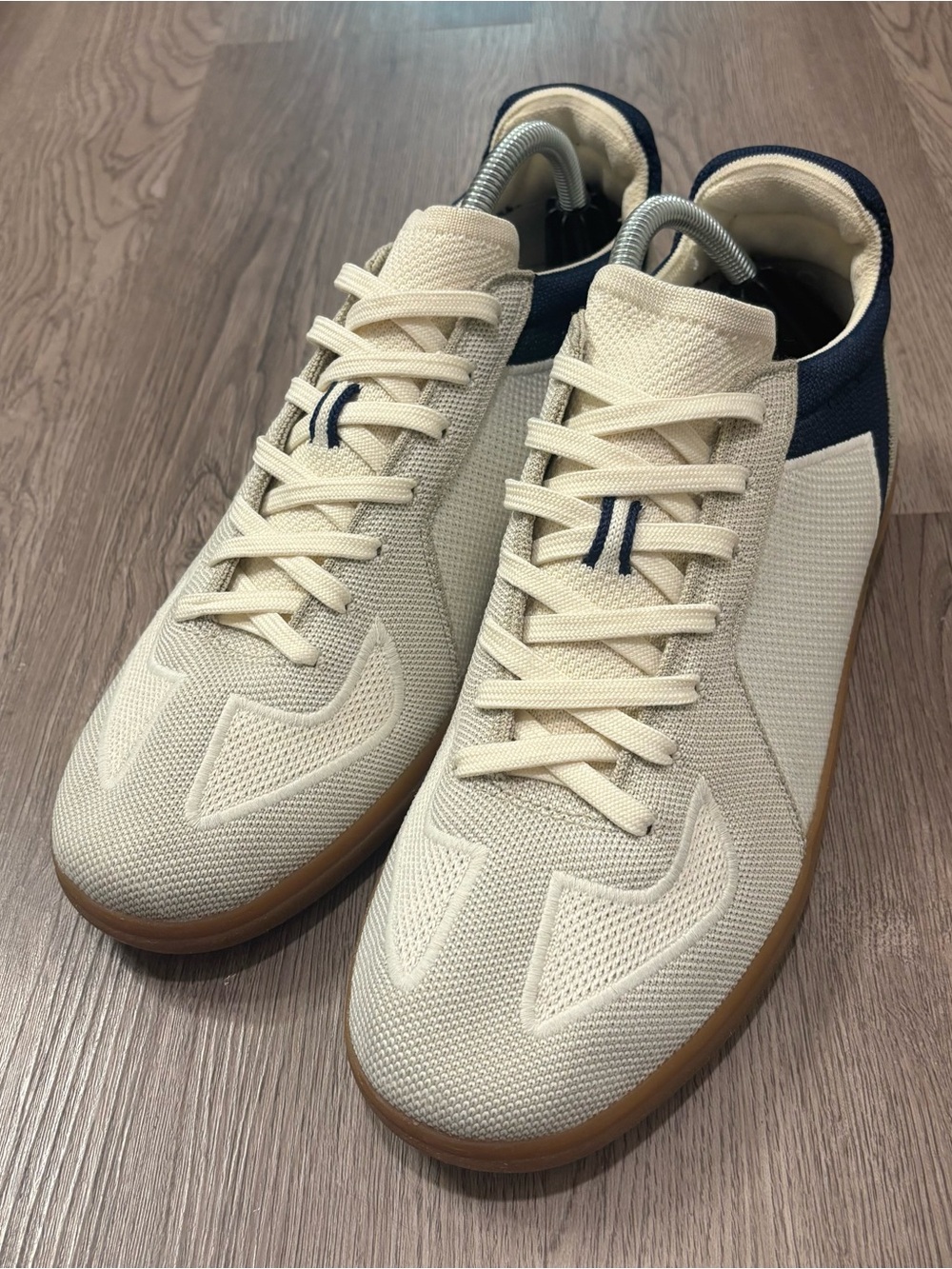 Rothy’s “Hudson” RS01 White/Navy Men’s Casual Sneakers Size 11 - Picture 2 of 8